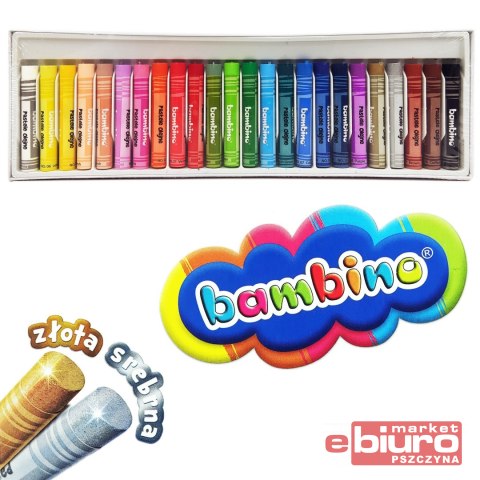 PASTELE OLEJNE BAMBINO 24 KOLORÓW
