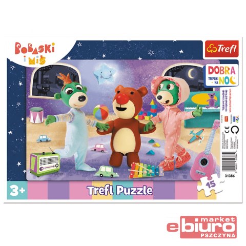 PUZZLE 15 RAMKOWE CZAS NA SEN TREFLIKI 31386 TREFL