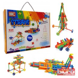 KLOCKI SŁOMKI KONSTRUKCYJNE 1000 ELEMENTÓW 8103