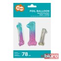 BALON FOLIOWY CYFRA 1 KOSMOS 78CM GODAN