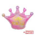 BALON FOLIOWY KORONA LITTLE PRINCESS 63X50CM GODAN