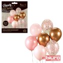 BUKIET BALONOWY B&C RÓŻOWO MIEDZIANY A'7 GODAN
