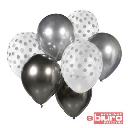 BUKIET BALONOWY B&C SREBRNO GRAFITOWY A'7 GODAN