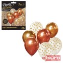 BUKIET BALONOWY B&C ZŁOTO MIEDZIANY A'7 GODAN