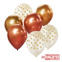 BUKIET BALONOWY B&C ZŁOTO MIEDZIANY A'7 GODAN