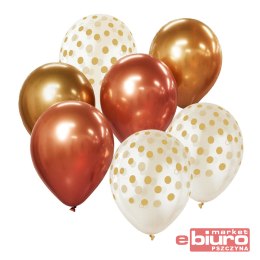 BUKIET BALONOWY B&C ZŁOTO MIEDZIANY A'7 GODAN