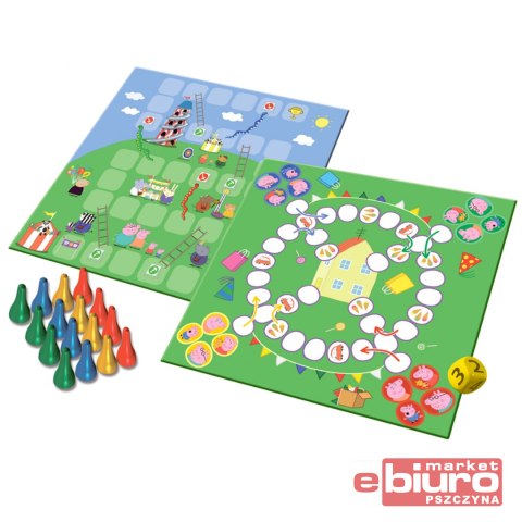 GRA 2W1 CHIŃCZYK WĘŻE I DRABINY PEPPA 0267 TREFL