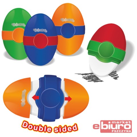 GUMKA DO ŚCIERANIA DWUSTRONNA COLORINO