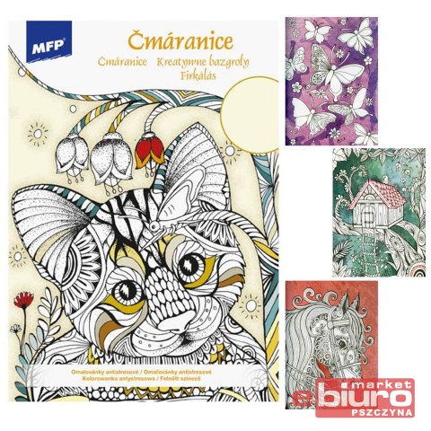 KOLOROWANKA ANTYSTRESOWA KREATYWNE BAZGROŁY MFP