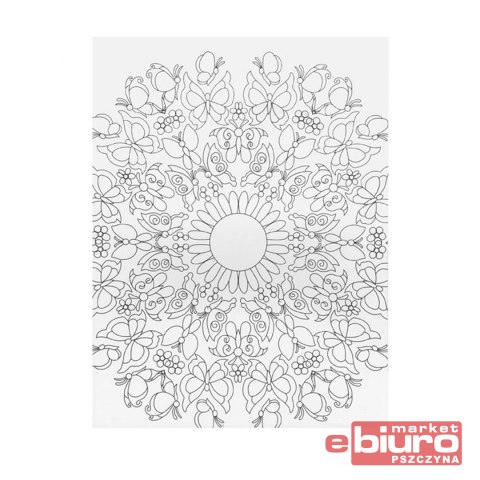 KOLOROWANKA ANTYSTRESOWA MANDALE MOTYLE MFP