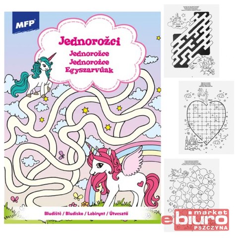 KOLOROWANKA LABIRYNT JEDNOROŻCE 5301066 MFP