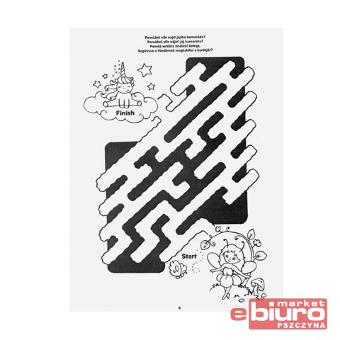 KOLOROWANKA LABIRYNT JEDNOROŻCE 5301066 MFP