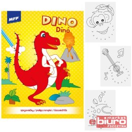 KOLOROWANKA POŁACZ KROPKI DINO MFP