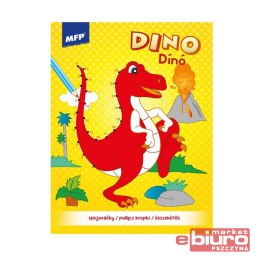 KOLOROWANKA POŁACZ KROPKI DINO MFP