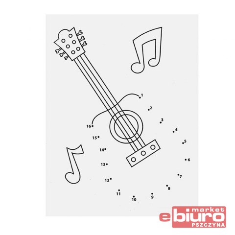 KOLOROWANKA POŁACZ KROPKI DINO MFP