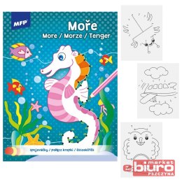 KOLOROWANKA POŁACZ KROPKI MORZE MFP