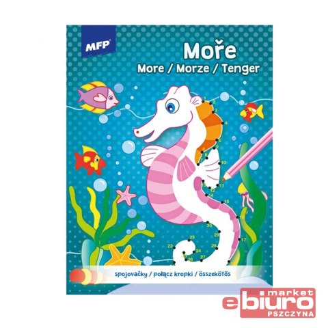 KOLOROWANKA POŁACZ KROPKI MORZE MFP