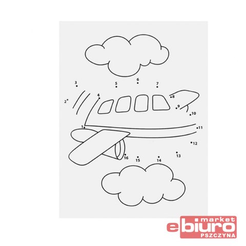 KOLOROWANKA POŁACZ KROPKI MORZE MFP