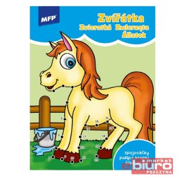 KOLOROWANKA POŁACZ KROPKI ZWIERZĘTA MFP