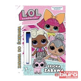 KSIĄŻECZKA LOL ZADANIA DO ŚCIERANIA + PISAK 2972