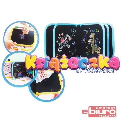 KSIĄŻECZKA PODRÓŻNA Z PISAKAMI 9995