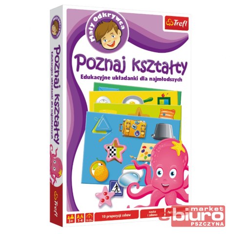 MAŁY ODKRYWCA POZNAJ KSZTAŁTY 01612 TREFL