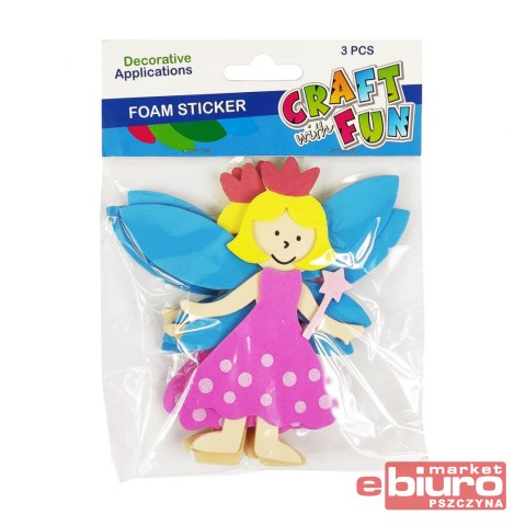 OZDOBA DEK. EVA WRÓŻKA SAMOPRZYLEPNE 3SZT