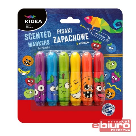 PISAKI ZAPACHOWE 6 KOLORÓW KIDEA