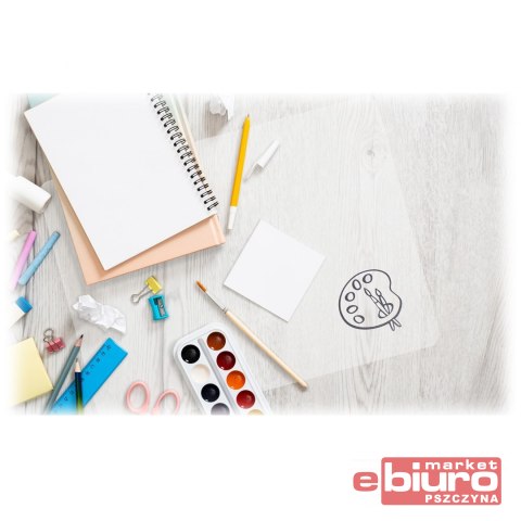 PODKŁADKA SZKOLNA DO PRAC A4 PRZEZROCZYSTA