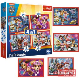 PUZZLE 4W1 PSI PATROL W MIEŚCIE 34374 TREFL