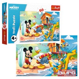 PUZZLE 60 CIEKAWY DZIEŃ MIKIEGO I PRZYJACIÓŁ TREFL