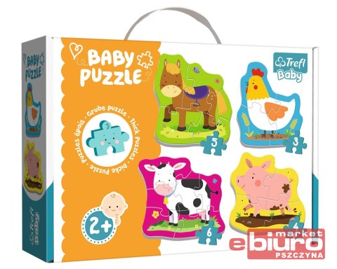 PUZZLE BABY CLASSIC ZWIERZETA NA WSI 36070 TREFL