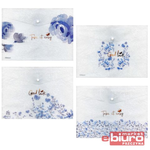 TECZKA NA ZATRZASK M A5 PP DRUK LUX MIX 4 NIEB KWI