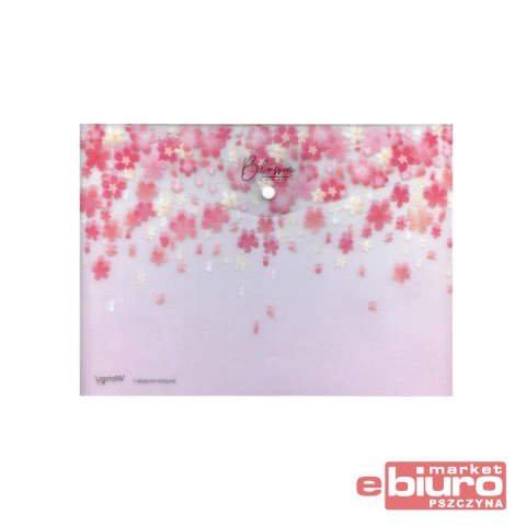 TECZKA NA ZATRZASK M A5 PP LUX MIX3 RÓŻOWE KWIATY