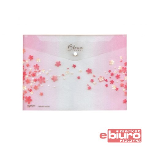 TECZKA NA ZATRZASK M A5 PP LUX MIX3 RÓŻOWE KWIATY