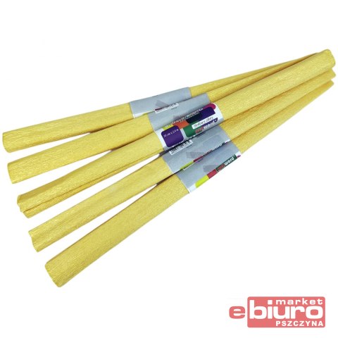 BIBUŁA MARSZCZONA PERŁOWA ZŁOTA 50X200CM A'5