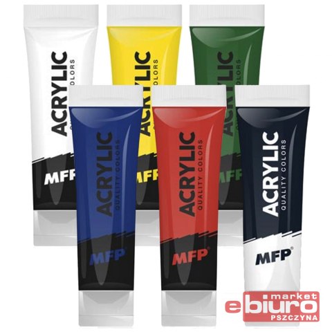 FARBY AKRYLOWE ZESTAW 6X75ML