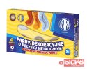 FARBY PLAKATOWE METALICZNE 6 KOLORÓW 10 ML ASTRA