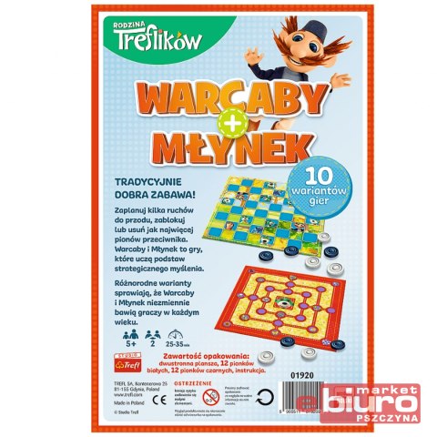 GRA WARCABY MŁYNEK TREFLIKI 01920 TREFL