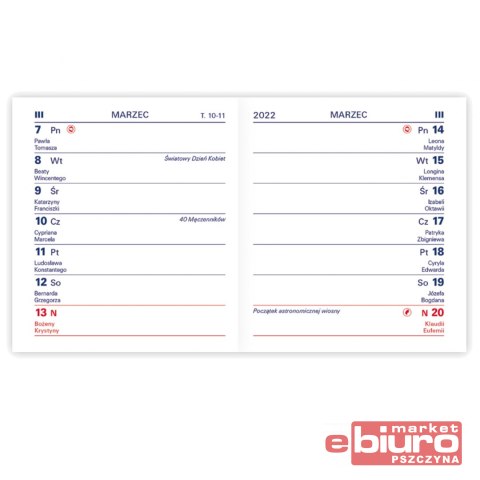 KALENDARZ EWA IMPRESS KIESZONKOWY TELEGRAPH
