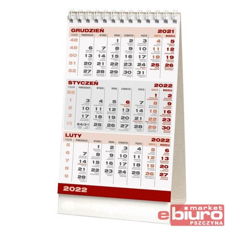 KALENDARZ STOJĄCY TRÓJDZIELNY KB038B