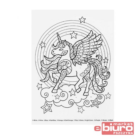 KOLOROWANKA ANTYSTRESOWA JEDNOROŻCE 2 MFP