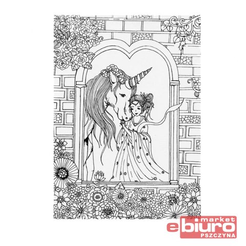 KOLOROWANKA ANTYSTRESOWA JEDNOROŻCE 2 MFP