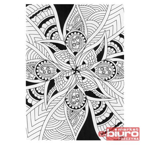 KOLOROWANKA ANTYSTRESOWA MANDALE MALOWANIE