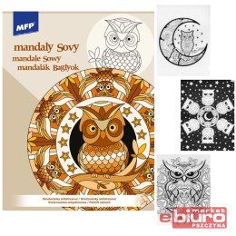 KOLOROWANKA ANTYSTRESOWA MANDALE SOWY