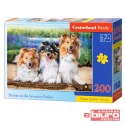 PUZZLE 200 B-222117 SHELTIES IN THE LAVENDER GARDE