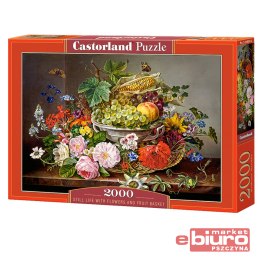 PUZZLE 2000 EL. STILL LIFE WITH FLOWERS AND FRUIT