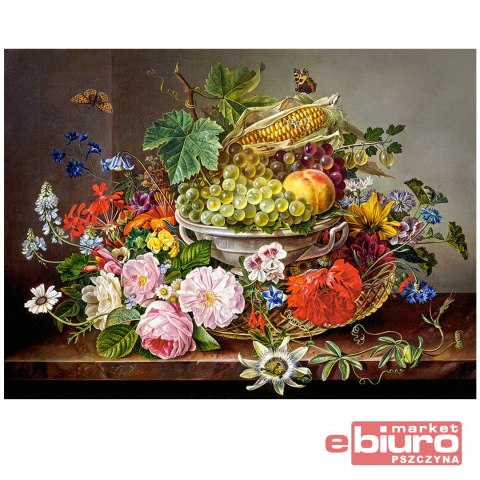 PUZZLE 2000 EL. STILL LIFE WITH FLOWERS AND FRUIT