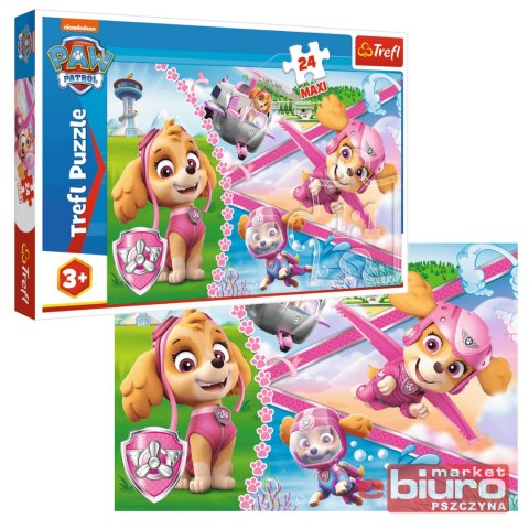 PUZZLE 24 MAXI BOHATERSKA SKYE 14307 TREFL