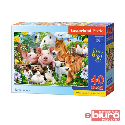 PUZZLE 40 EL MAXI FARM FRIENDS CASTOR